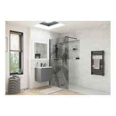 BST Black Leaf Wetroom Screen